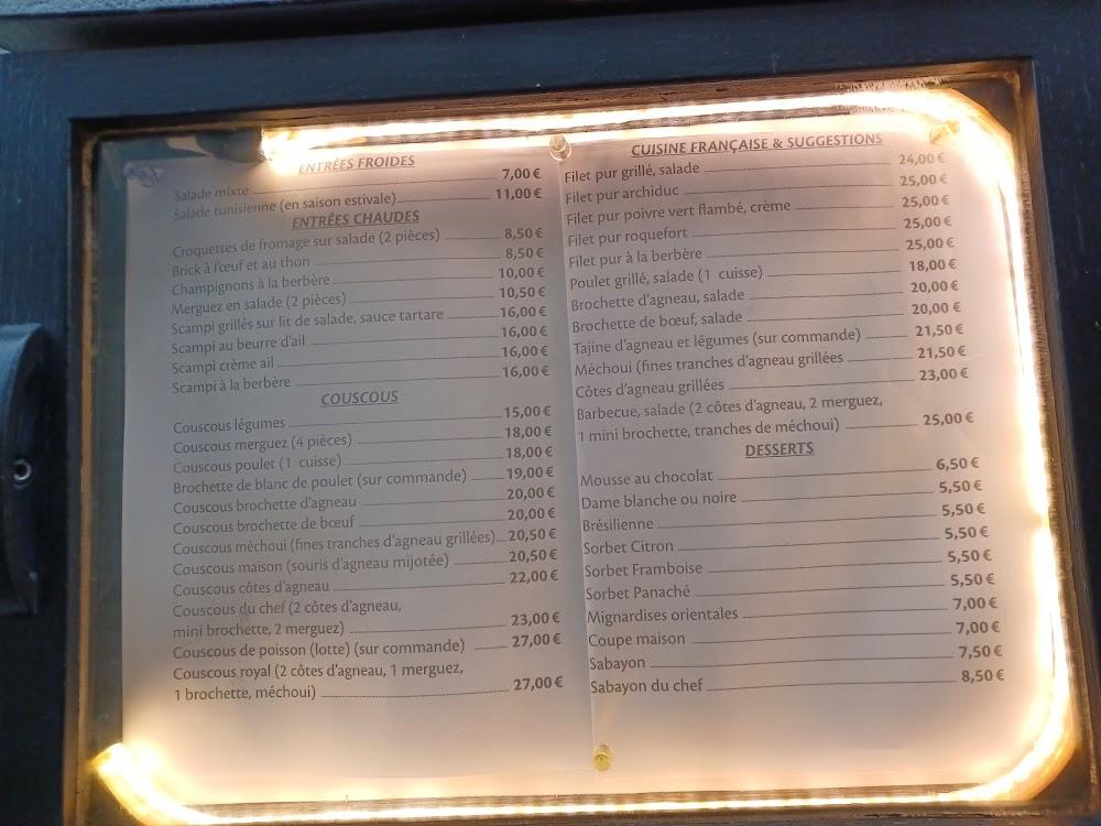 On dirait le sud - Menu Image 1